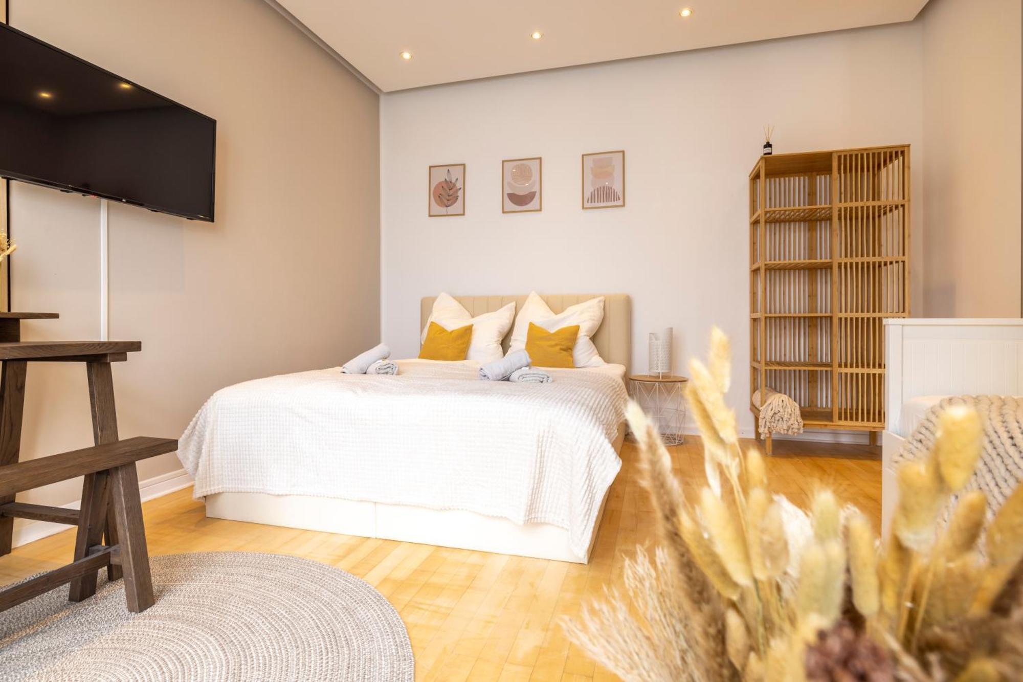 Maisonette Rustic Altstadt Zentral-Wlan-Parkplatz Érfurt Exterior foto